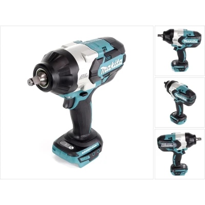Afbeelding van Makita Slagmoersleutel DTW1002Z 18 V Zonder Accu en Lader Geschikt voor Metaal 1/2 Inch Aansluiting BL motor 0 1800 Slagen/min Blauw