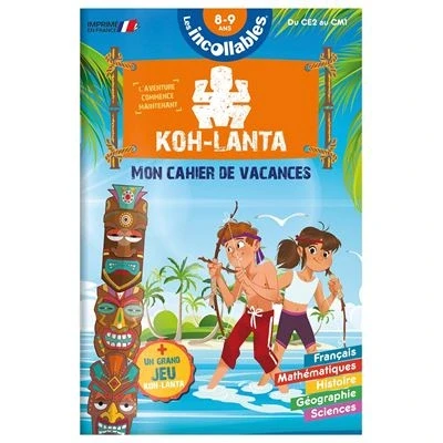 Image de Cahier de vacances 2025 Koh Lanta Les incollables CE2 au CM1 8/9 ans