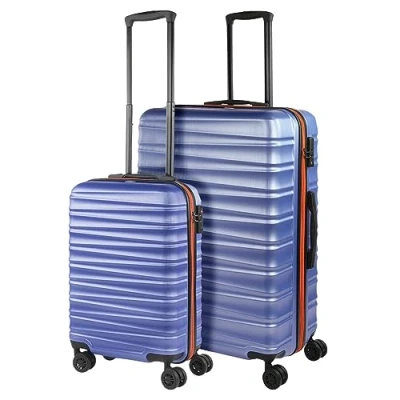 Afbeelding van JASLEN Reiskoffers van de firma JASLEN. Kofferset met 4 wielen reiskofferset Lichtgewicht Combinatieslot 171600, blauw