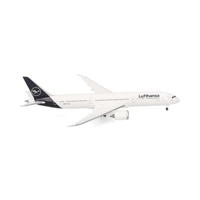 Afbeelding van Herpa Lufthansa Boeing 787 9 Dreamliner miniatuur schaal 1/500 verzamelaarsmodel model zonder voet metaal