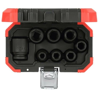 Image de GEDORE RED R63003008 jeu de clés à chocs 1/2&quot; en boîtier 10 24 mm 8 pièces 3300575