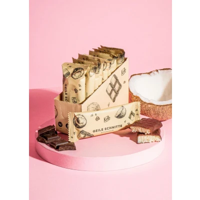 Afbeelding van KoRo Bio vegan chocolade kokosreep 10 x 30 g