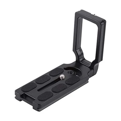 Afbeelding van Universele snelbevestigingsplaat, L vorm, met 1/4 inch Arca Swiss Standard schroef voor Nikon DSLR camera