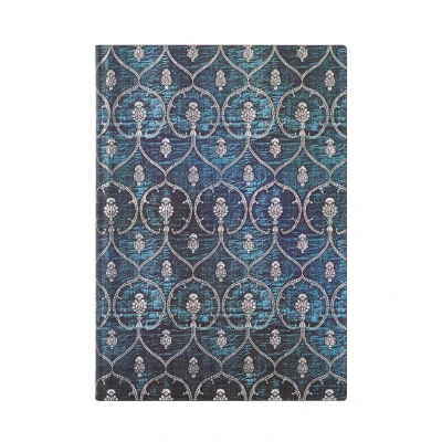 Afbeelding van Notitieboek Flexis Paperblanks Blue Velvet Midi Gelinieerd