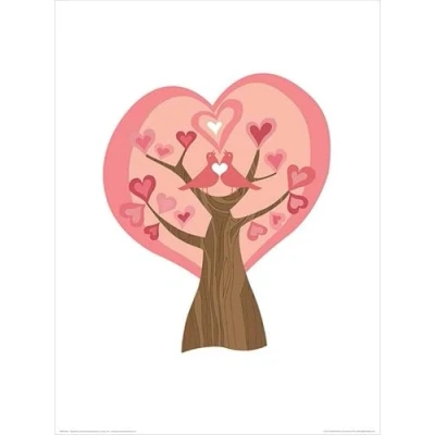 Afbeelding van Kunstdruk Valentina Ramos Tree of Love 30x40cm