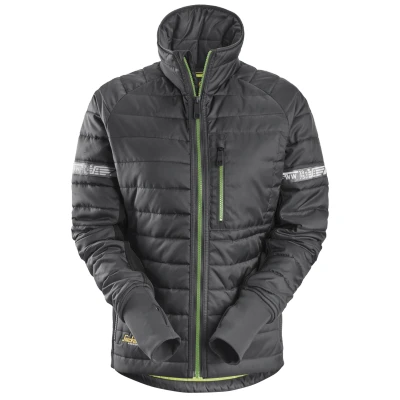 Afbeelding van Snickers 8107 AllroundWork, 37.5 Isolerend Damesjack Staal Grijs/Zwart