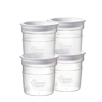 Image de Lot de 4 pots conservation lait tommee tippee
