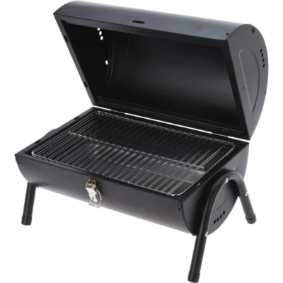 Afbeelding van Barbecuegrill cilinder matzwart
