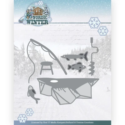 Afbeelding van Dies Yvonne Creations Funky Nanna Nordic Winter Fishing