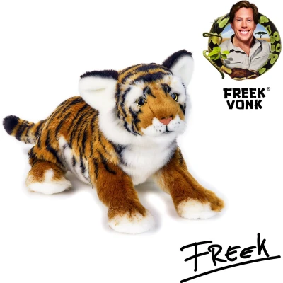 Afbeelding van Freek Vonk x BRESSER Knuffeldier Raya de Tijger Gevuld met Gerecycled Materiaal