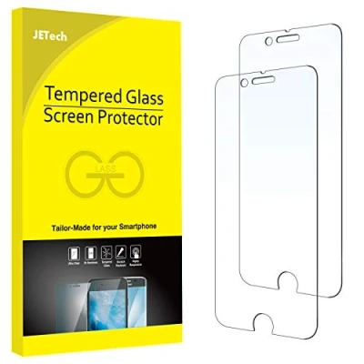 Afbeelding van JETech Schermbeschermer Compatibel met iPhone 8 Plus en 7 Plus, Gehard Glas Screen Protector, 2 Stuks