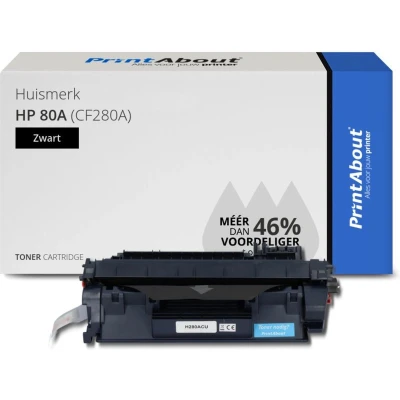 Afbeelding van Huismerk HP 80A (CF280A) Toner Zwart