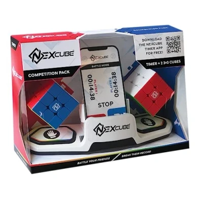 Afbeelding van Nexcube Competition Pack Breinbreker Speed cube Met 2 kubussen en een timer Snelste speedcube op de markt!