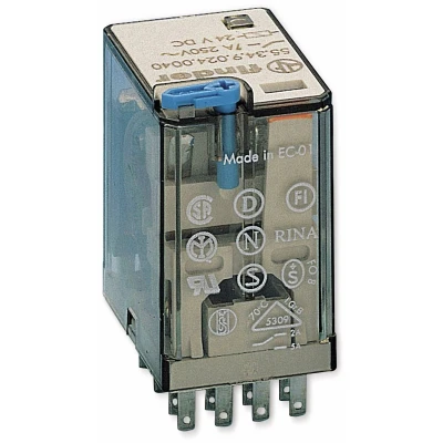 Afbeelding van Finder 55.34.9.024.0040 Steekrelais 24 V/DC 7 A 4x wisselcontact 10 stuk(s) Tray