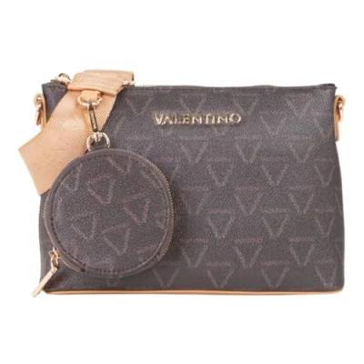 Afbeelding van VALENTINO Schoudertas Lady Re Pochette Moro / Naturale Donkerbruin