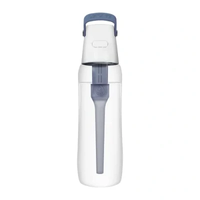 Afbeelding van Dafi Solid filterfles, waterfles, handig en ergonomisch, gemaakt van Tritan, vervangbaar koolfilter, perfect voor sportschool, school thuis, beige