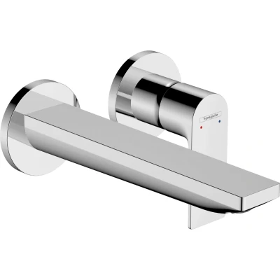 Afbeelding van Hansgrohe Rebris E 1 greeps wastafelmengkraan inbouw wandmontage met