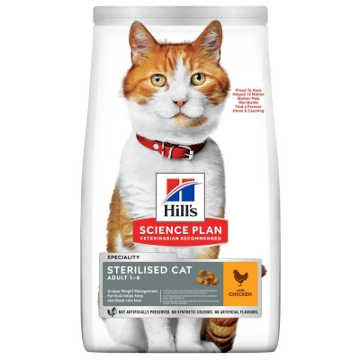 Afbeelding van Hill&#039;s Feline Sterilised Cat Young Adult Kip Kattenvoer 7 kg