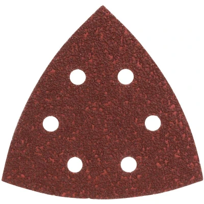Afbeelding van Bosch Accessories 2609256A55 Deltaschuurpapier Met klittenband, Geperforeerd Korrelgrootte 40 Hoekmaat 105 mm 5 stuk(s)
