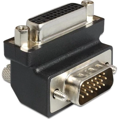 Afbeelding van Delock 1937074 DVI / VGA Adapter [1x bus 24+5 polig 1x stekker] Zwart