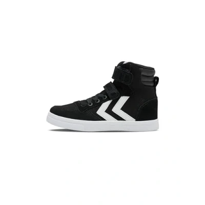 Afbeelding van Hummel Sneakers hoog voor kinderen, Maat: 40, Black Leer en textiel