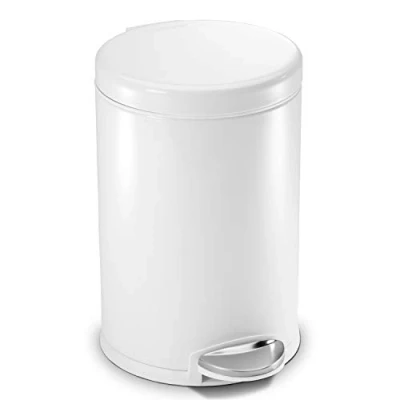 Afbeelding van Simplehuman Prullenbak 5 l Wit