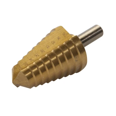 Afbeelding van Silverline HSS Trapgatboor Stappenboor Piramideboor met Titanium Coating 20 36 mm