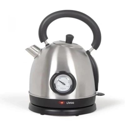 Afbeelding van Fluitketel met temperatuurregeling 1,8 L 1800 W zilverkleurig