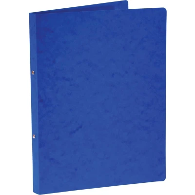 Afbeelding van Bronyl ringmap, voor ft A4, uit glanskarton, 2 ringen van 16 mm, blauw ringmap