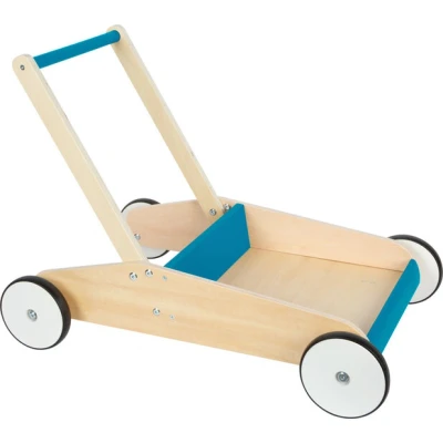 Afbeelding van Small Foot Houten Loopwagen Petrol Blauw