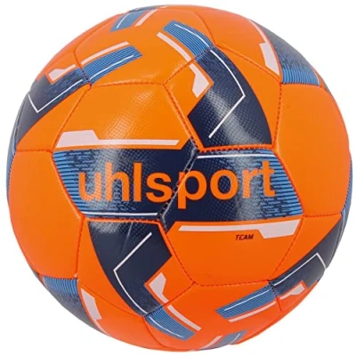 Afbeelding van Uhlsport Team (Sz. 5) Trainingsbal Fluo Oranje / Marine Wit Maat: 5