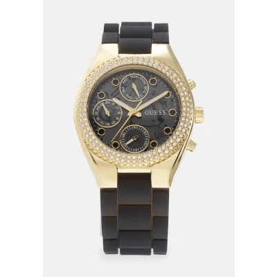 Afbeelding van Guess Jelly Horloge, Dames, Maat: One Size, Black
