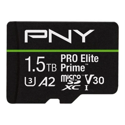 Image de PNY PRO Elite Prime Carte mémoire flash 1.5 To A2 / Video Class V30 UHS I U3 Class10 microSDXC