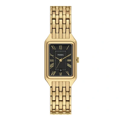 Afbeelding van Fossil Dames horloge goudkleurig met band