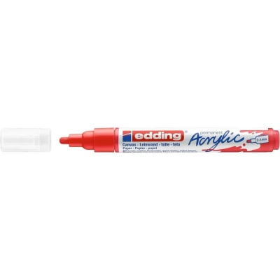 Afbeelding van edding 5100 Acrylic Marker verkeersrood 1 ST 2 3mm / 4 5100902