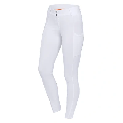 Image de Schockemöhle Pantalon d&#039;Équitation Carla Full Grip Blanc EU 40