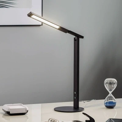 Afbeelding van LED bureaulamp Ideal met dimmer, zwart