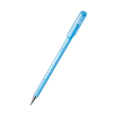 Afbeelding van Pentel BK77AB CE, Intrekbare balpen met klembevestiging, Navulbaar, Blauw, 12 stuk(s)