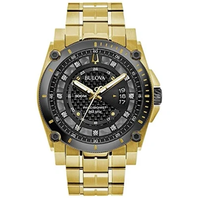 Afbeelding van Bulova Precisionist 98D156 Horloge Staal Goudkleurig Ø 45 mm