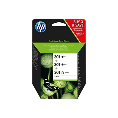 Afbeelding van HP Inktcartridge E5Y87EE 301 2 x zwart + kleur