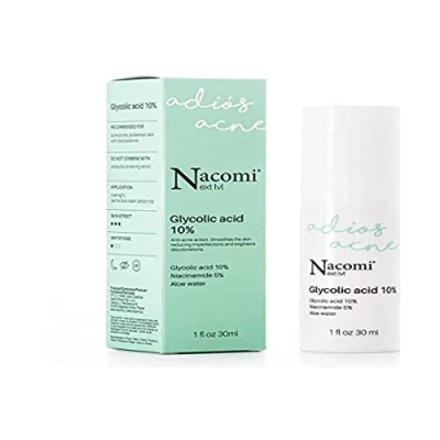Afbeelding van Nacomi Glycolic Acid Glycolzuur Peeling Serum 10% 30ml.