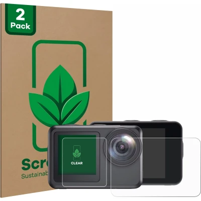 Afbeelding van ScreenLeaf Screenprotector voor Akaso Brave 7 LE Duurzame schermbescherming Folie Beschermfolie transparant (2 Stuks)