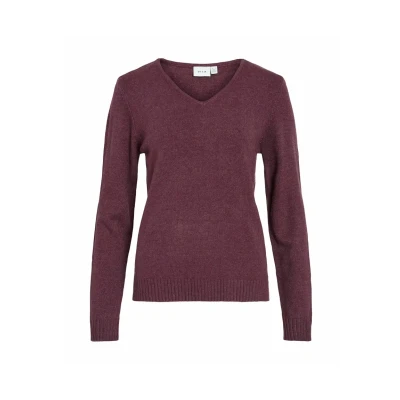 Afbeelding van VILA Viril Vneck NOOS Trui, Dames, Maat: XS, Fig