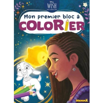 Afbeelding van Disney wish mon premier bloc a colorier