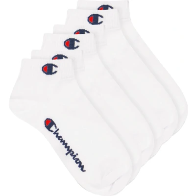 Afbeelding van Champion Core 3pp Quarter uniseks kousen en sokken, 3 stuks, Wit.