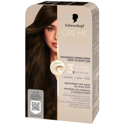 Afbeelding van Schwarzkopf CREME SUPREME 4 0 Permanente Haarverf Haarkleuring