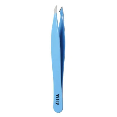 Afbeelding van Vitry Face Care Coloured Tweezers &#039;&#039;Yatagan&#039;&#039; Pincet
