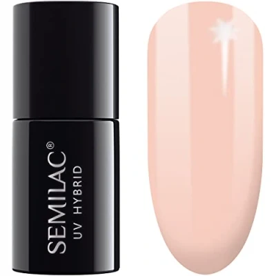 Afbeelding van Semilac Extend 5in1 UV Nagellak beige Tint 810 Casual 7 ml Basis, Top en Kleur in 1 Lak Eenvoudig opbouwen verlengen van nagel Perfect voor manicure