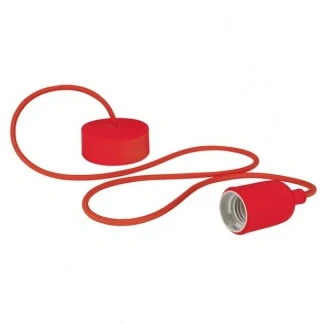 Afbeelding van Pendel Vellight (E27, Siliconen, Rood)