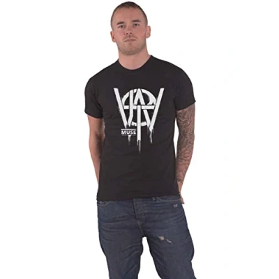 Afbeelding van Muse Will Of The People Stencil Heren T shirt M Zwart